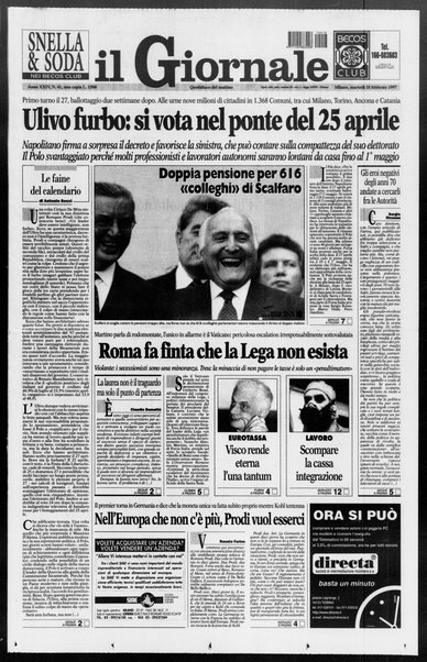 Il giornale : quotidiano del mattino